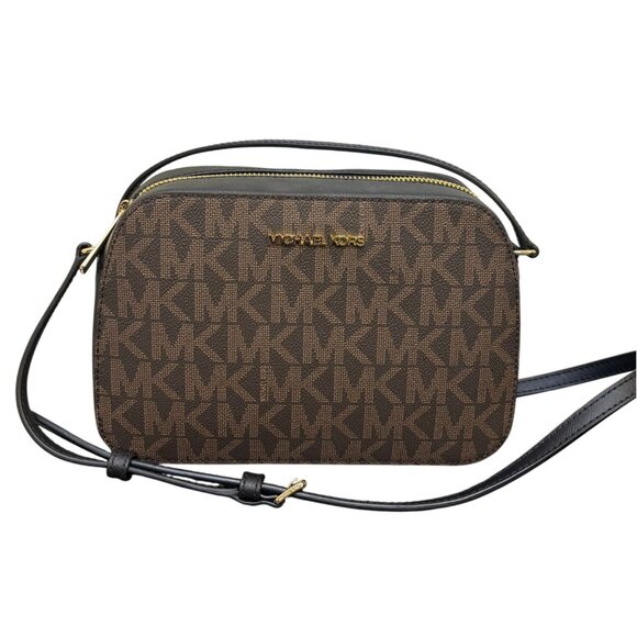 Michael Kors Jet Set Large Logo Crossbody Bag - Picture 1 of 6